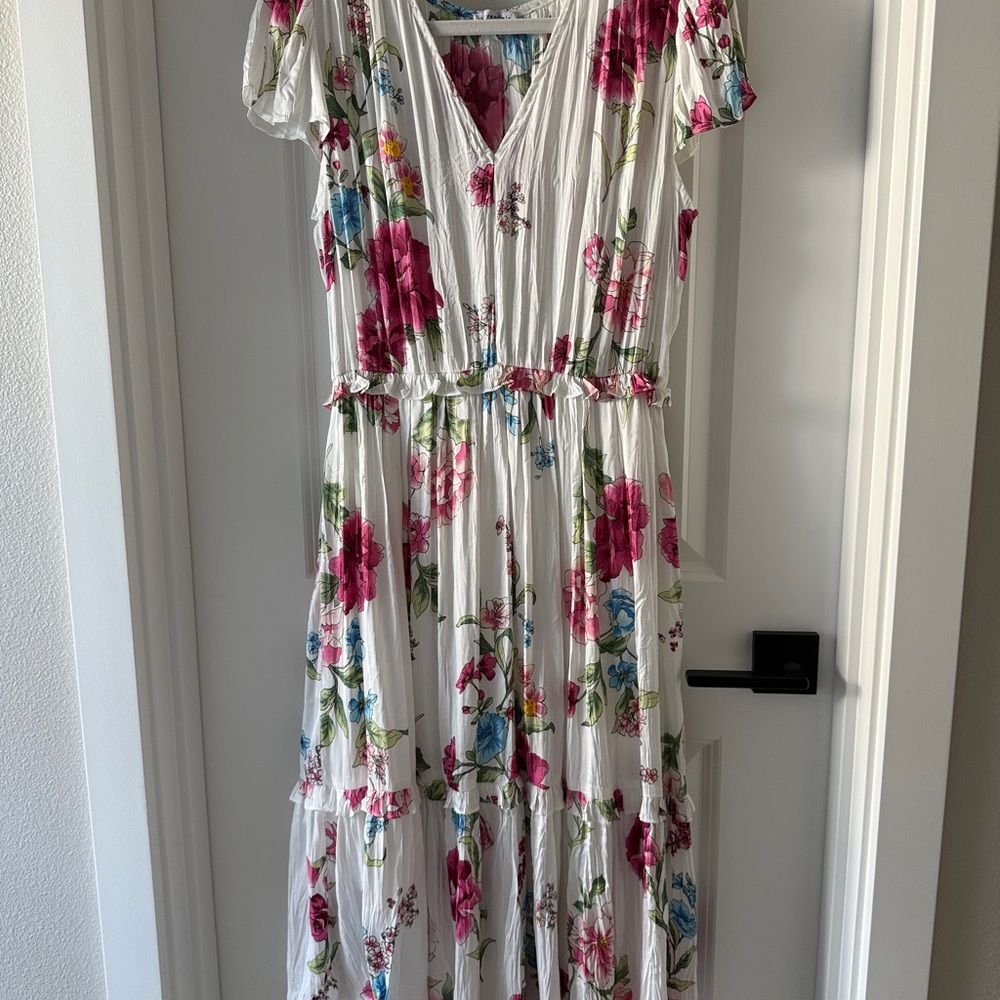 Current Air Floral Midi Dress